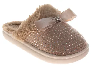 Badgley Mischka Rhinestone Slippers for Women - House Shoes (Adults)