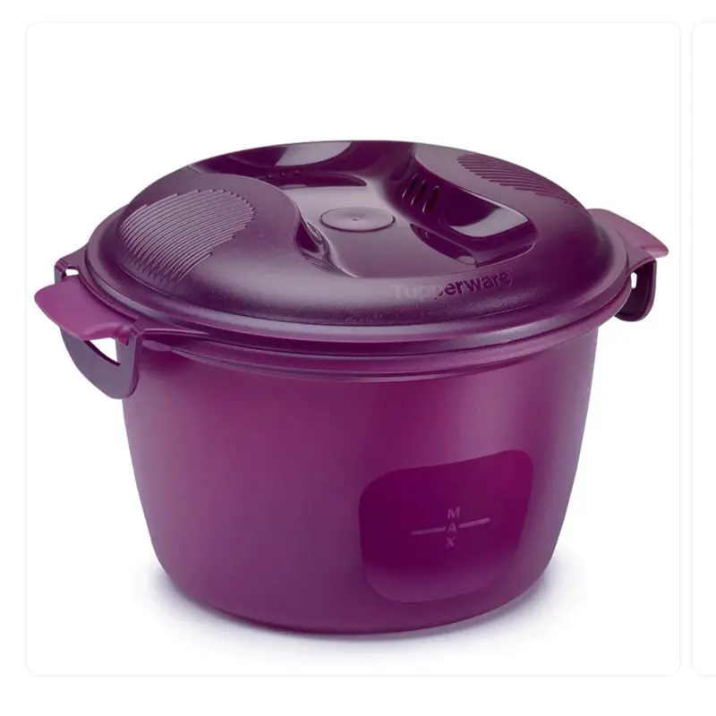 Quick Cook Simple Microwave Rice & Grain Cooker, Essential Kitchen Cookware for Rice Preparation, Daily Use