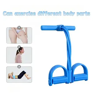 Tik TokMulti-functional Pedal Resistance Band Trainer – Portable Foot Pedal Fitness Equipment for Home Gym Full Body Workout, Abdominal Training, Sit-ups, Yoga，Rehabilitation training