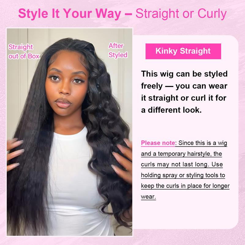 [Wear Go Half Wig] BGMgirl Invisible Hairline Afro Curly Kinky Straight Half Wig Glueless Human Hair Butterfly Yaki Layered Cut Wigs Water Wave Kinky Curly Seamless Flip Over Updo Down Style Hairpiece eve valentines day gift