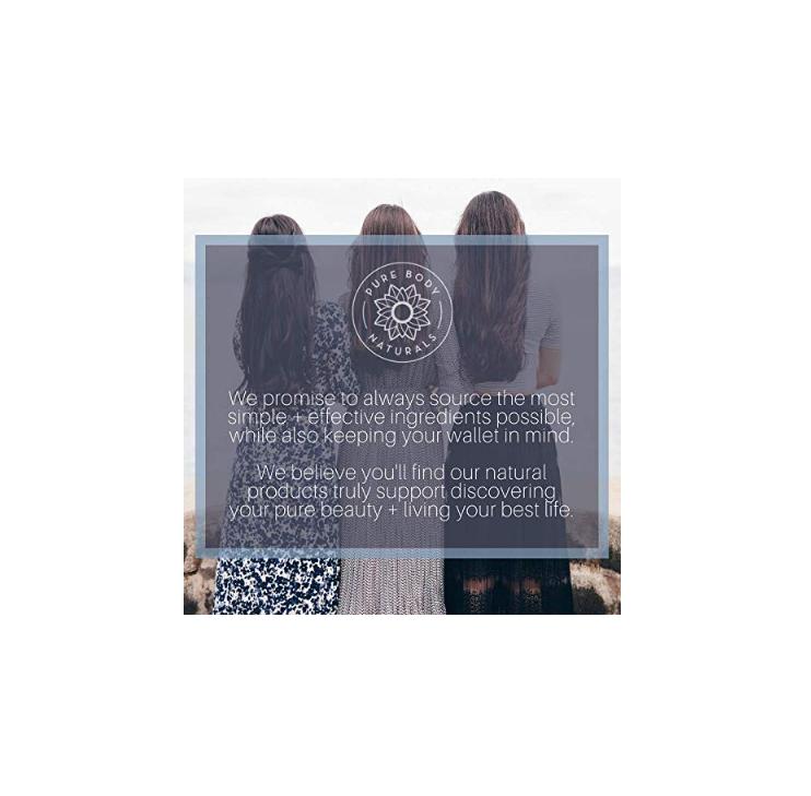 Pure Body Naturals Castor Oil for Eyelashes and Eyebrows - 1 Fl Oz Nourishing Brow & Lash Growth Serum - Organic, Hexane Free, Cold Pressed, Unrefined - Eyelash and Eyebrow Growth Serum for Women