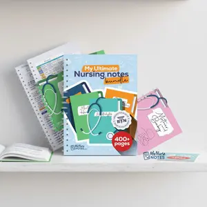 Ultimate Nursing Success Bundle: 400+ Page Handwritten Notes by an RN -  Designed to Help You Ace Nursing School - Concise & Comprehensive!