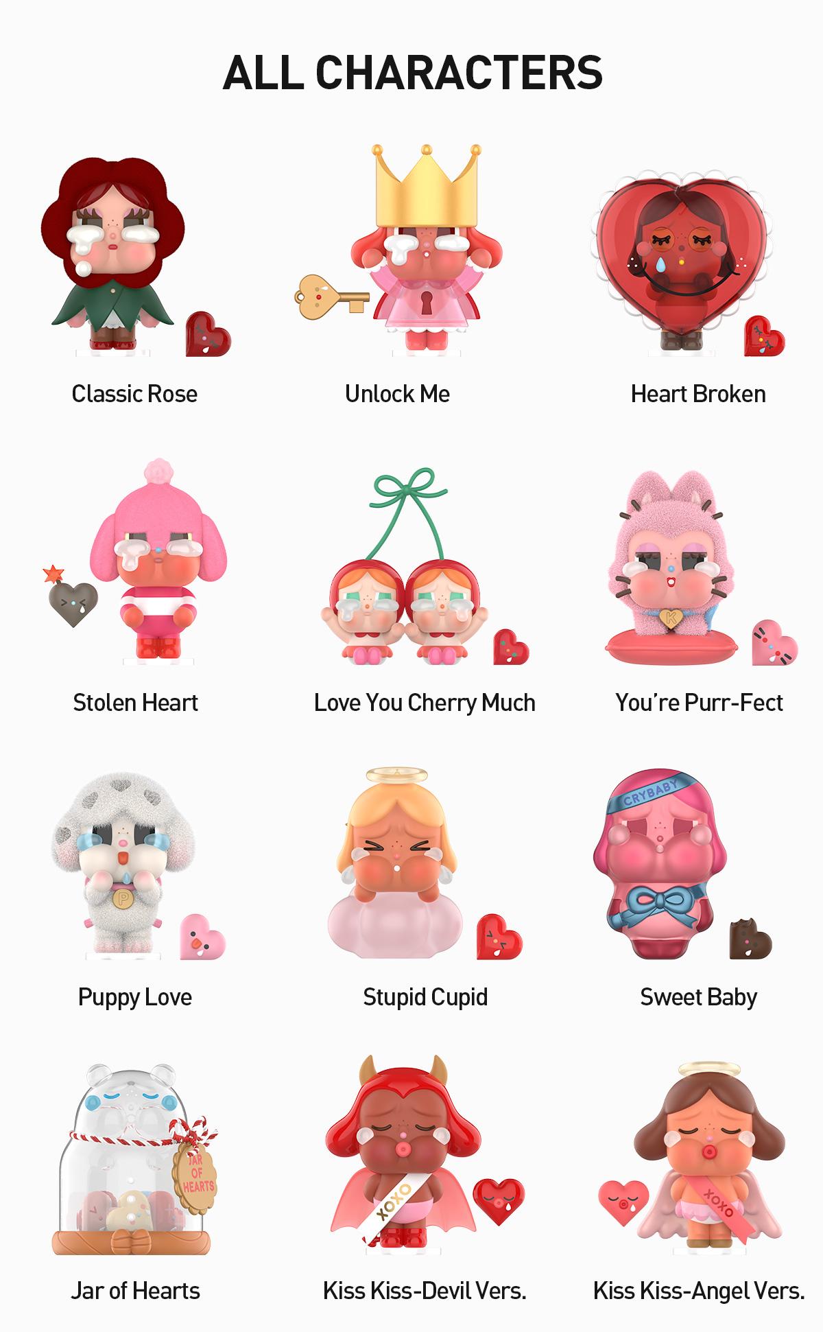 [Spanish]-CRYBABY Crying For Love Series Figures Figuras Coleccionables