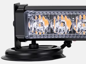 Nilight 12LED Wireless Strobe Light Amber 14 Inch Magnetic Mount Mini Light Bar 12V Rooftop Powered Hazard Work Lights for Car Truck Trailer Snow Plow Construction Vehicles