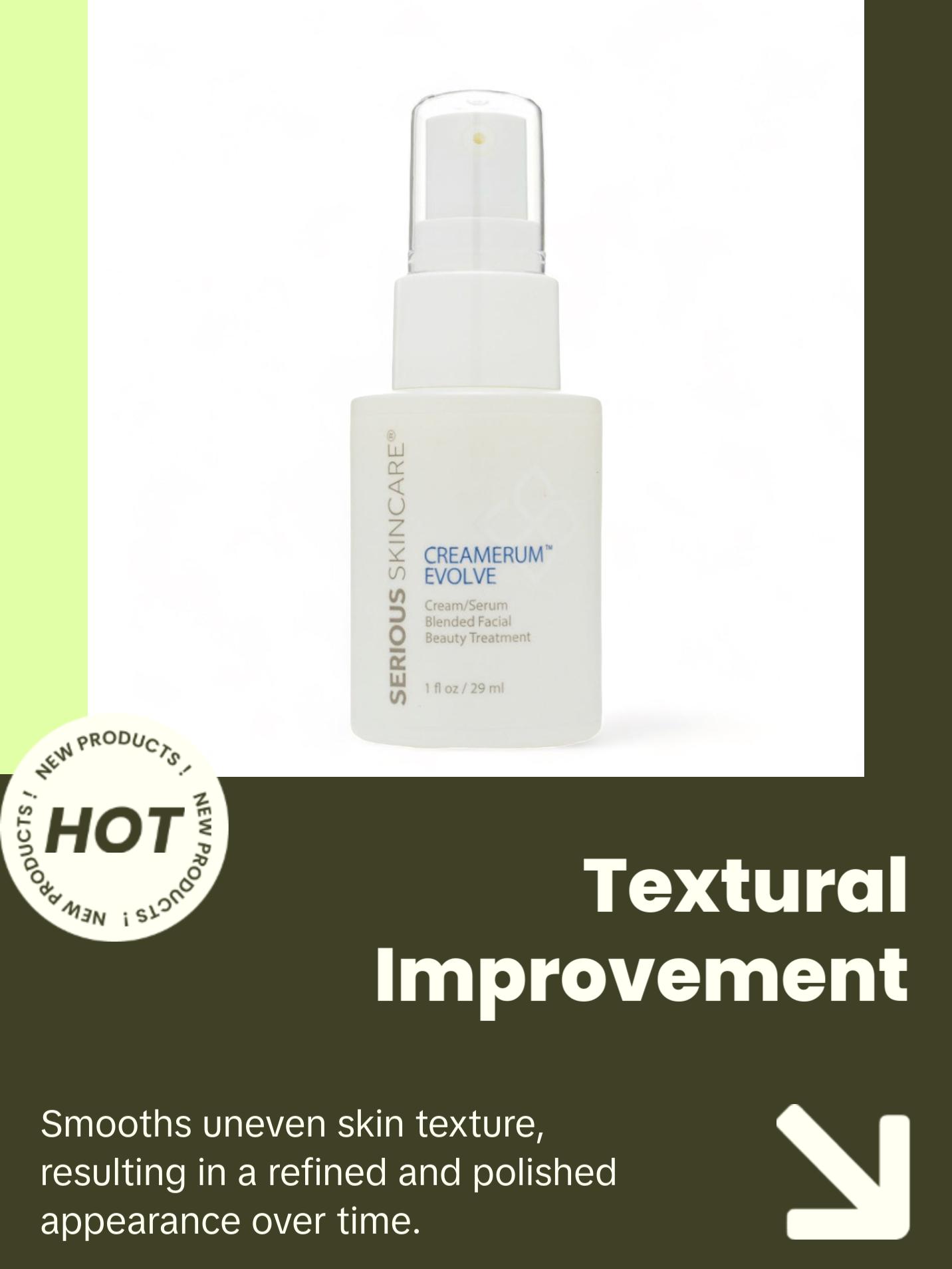 Serious Skincare, Creamerum Evolve, Advanced Facial Treatment, Wrinkle Reduction & Skin Strengthening, 30ml Serums Anti Aging Concentrate Active Peptides Serious Skincare, Creamerum Evolve, Advanced Facial Treatment, Wrinkle Reduction & Skin Strengthening, 30ml Serums Anti Aging Concentrate Active Peptides