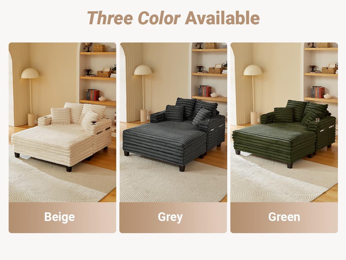 Amsleekey Oversized Corduroy Lounge Chair – Extra Deep Chaise Sofa for Reading, Napping & Living Room Relaxing Amsleekey Oversized Corduroy Lounge Chair – Extra Deep Chaise Sofa for Reading, Napping & Living Room Relaxing