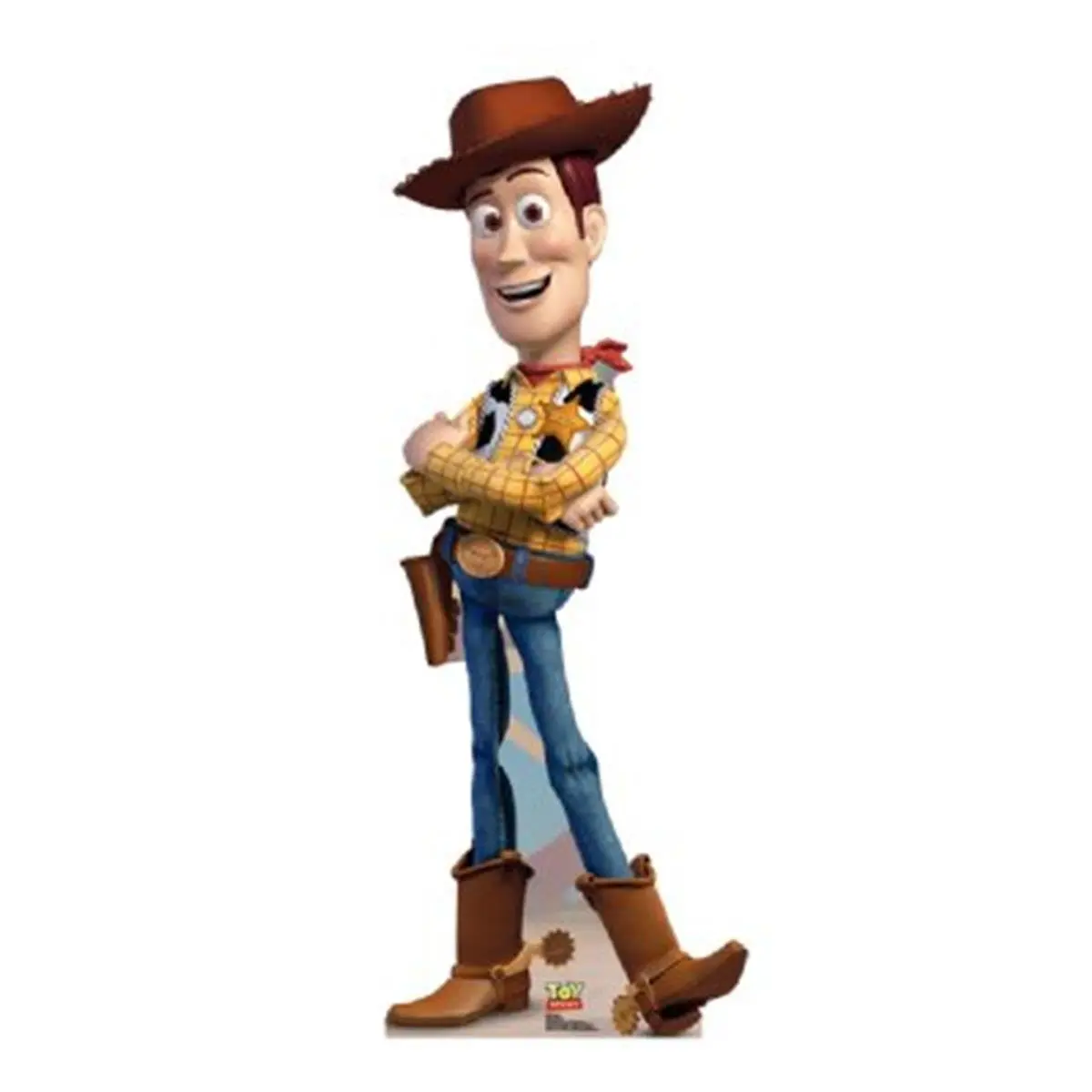 212 MAIN Woody Style Hit Graphics Corrugated Cardboard Stand-Up Cutout - 58" x 22" Large Home Decor, Living Room Decoration Items, Room Decor Supplies
