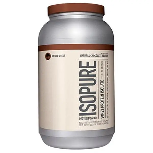 Nature’s Best Perfect Isopure Natural Whey Protein Powder, 3lb Stimulant-Free Health Fitness Supplement with Vitamin B12 & Iron for Health Support, Health Fitness Supplements