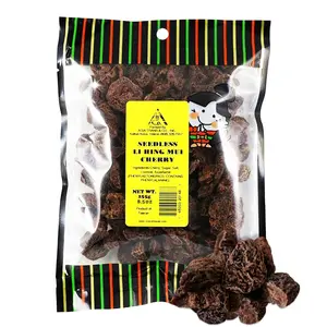 Asia Trans Seedless Li Hing Mui Cherry | Hawaiian Favorite | Naturally Sweet Dried Fruit Candy with Asian Plum Powder