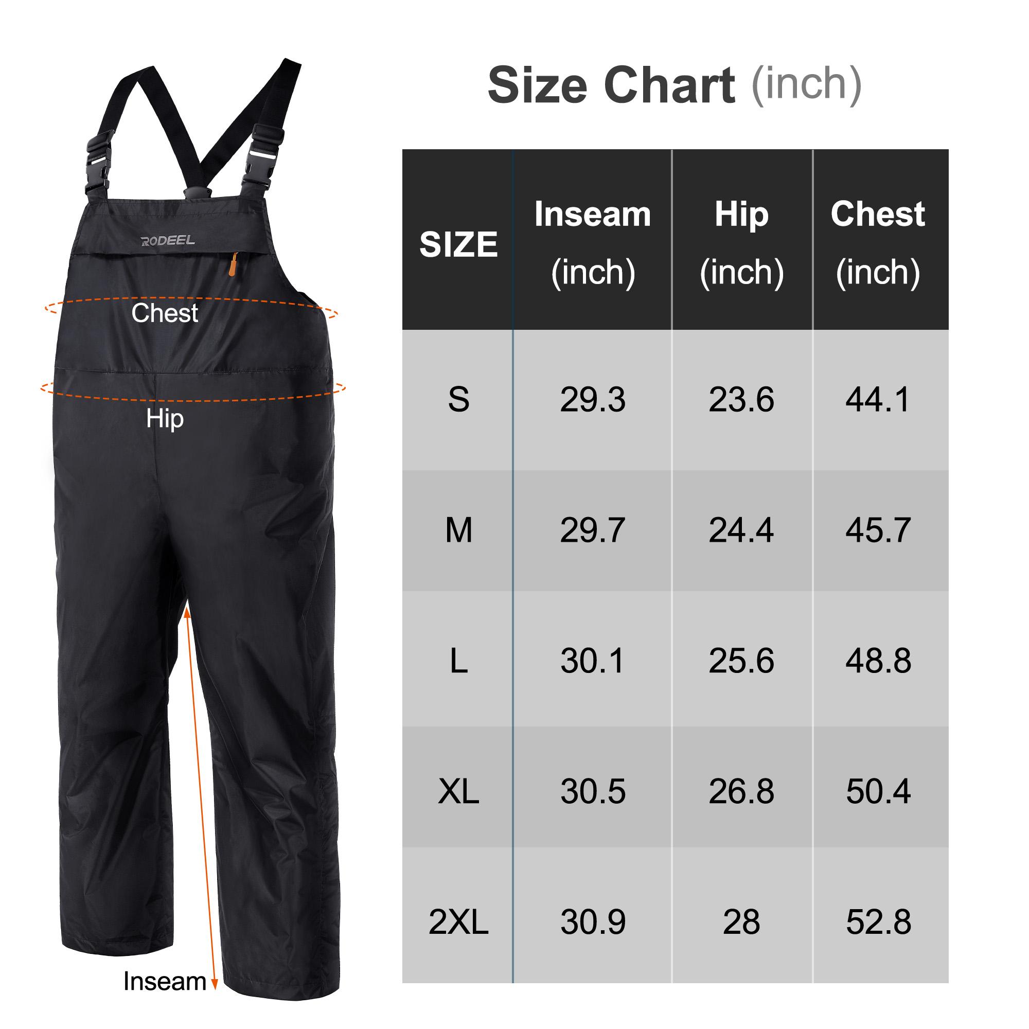 【RODEEL】717 Waterproof Bib Overalls Men Durable Rainwear with Adjustable Suspenders and Chest Pocket Relaxed Fit Pants Workwear for Outdoor Sports Hiking Fishing Boating Car Washing Construction Landscaping Gardening Workwear Menswear, Holiday Gift 【RODEEL】717 Waterproof Bib Overalls Men Durable Rainwear with Adjustable Suspenders and Chest Pocket Relaxed Fit Pants Workwear for Outdoor Sports Hiking Fishing Boating Car Washing Construction Landscaping Gardening Workwear Menswear, Holiday Gift