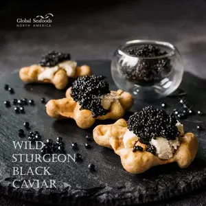 Sturgeon Caviar - Premium Hackleback Caviar from Global Seafoods
