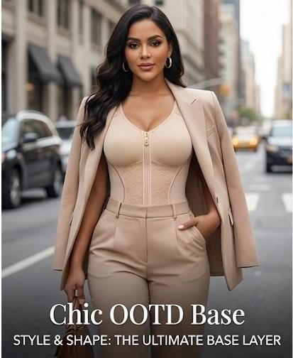 Curvyfaja One-piece Waist Trainer Hourglass Corset Vest with Built-in Bra Postpartum Minimalist Shapewear Essential Style Womenswear Compression Basic Tan Curvyfaja One-piece Waist Trainer Hourglass Corset Vest with Built-in Bra Postpartum Minimalist Shapewear Essential Style Womenswear Compression Basic Tan