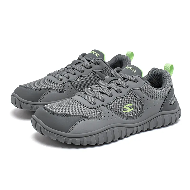HOBIBEAR Men's Barefoot Wide Toe Box Walking Shoes, Lightweight Breathable Anti-Slip Rubber Sole Shoes for Spring-Autumn Casual Sports, Lightweight Breathable Shoes tiktokshopbacktoschool