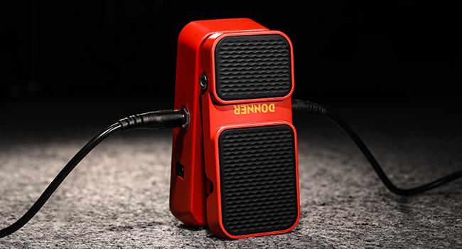Donner Guitar Wah Pedal, 2 in 1 Wah Volume Pedal, Mini Vintage Electric Guitar Effect Pedal with Wah Wah Active Volume Control, Vowel Lightweight Guitar Pedal