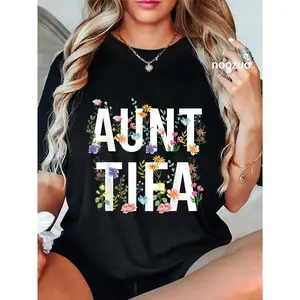 100% Cotton I Am Aunt Tifa Shirt Aunt Tifa Funny Aunt Tifa T-Shirt