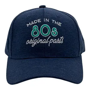 Made In The 80s Original Parts Hat Funny Sarcastic Birthday Graphic Novelty Cap Funny Hats Birthday  Funny Vintage  Novelty Caps for Men Navy - Standard