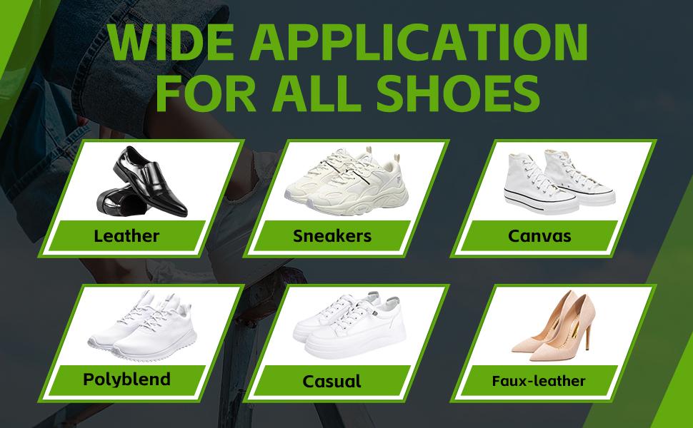 XS-SMILE Sneaker Cleaning Kit, 4-Piece Set — Multi-Surface Compatibility, Easy to Clean, Includes Cleaning Tools, Cleansing Solution That Doesn’t Require Rinsing