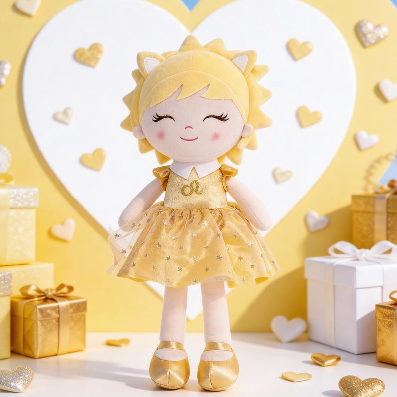 Princess Zodiac Doll 16 Inch Plush Toy – Handmade Soft Doll for Girls –  Zodiac Gift, Birthday Gift, Christmas Gift, Valentine’s Day Gift, Plush Doll for Kids