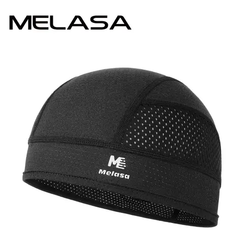 MELASA Unisex Adults' Cooling Skull Cap Helmet Liner - Breathable, Flexible, Stretchable, Lightweight Mesh, Sweat-Wicking, Quick-Dry, Helmet-Ready Thin, All-Seasons Outdoor Accessory for Work & Motorcyclists,outdoorfun
