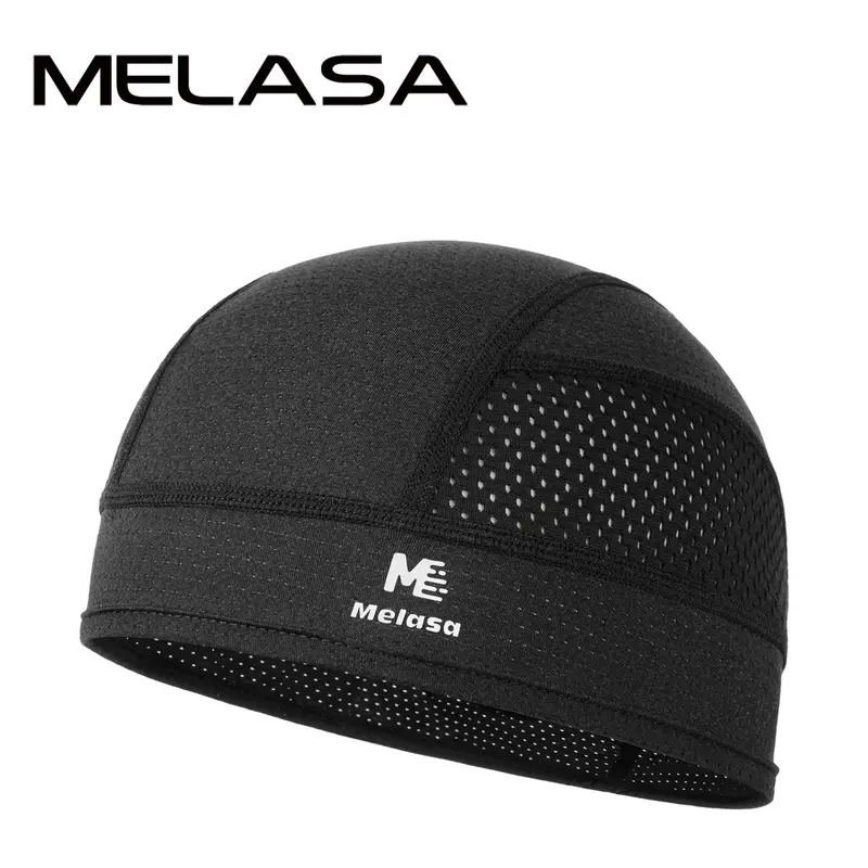 MELASA Unisex Adults' Cooling Skull Cap Helmet Liner - Breathable, Flexible, Stretchable, Lightweight Mesh, Sweat-Wicking, Quick-Dry, Helmet-Ready Thin, All-Seasons Outdoor Accessory for Work & Motorcyclists,outdoorfun