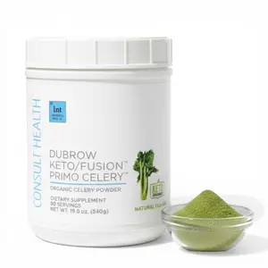 Dubrow Keto/Fusion Primo Celery Organic Powder, Hydration & Wellness Support, 19 oz Healthcare Dietary