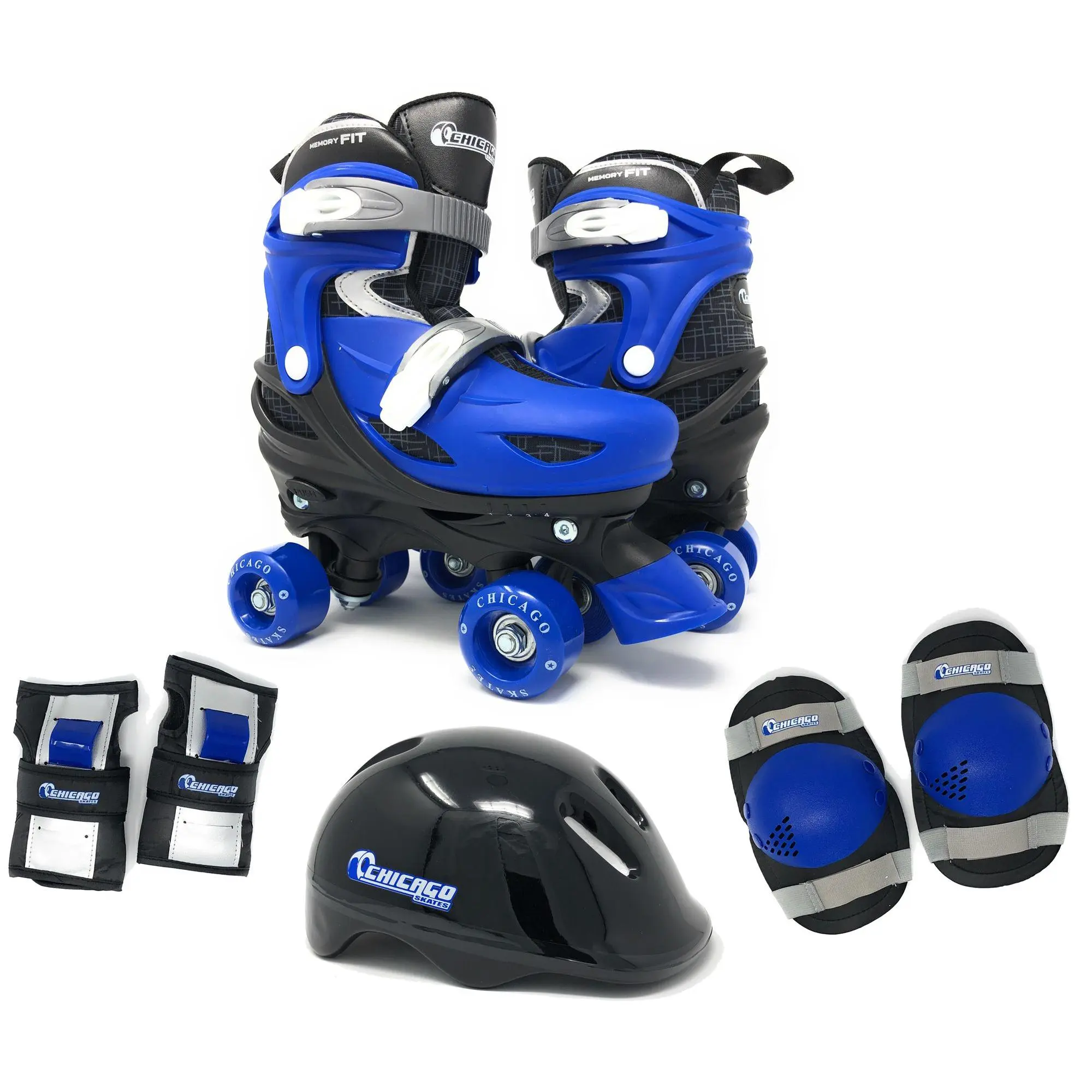 Chicago Adjustable Quad Roller Skates Set Chicago Adjustable Quad Roller Skates Set