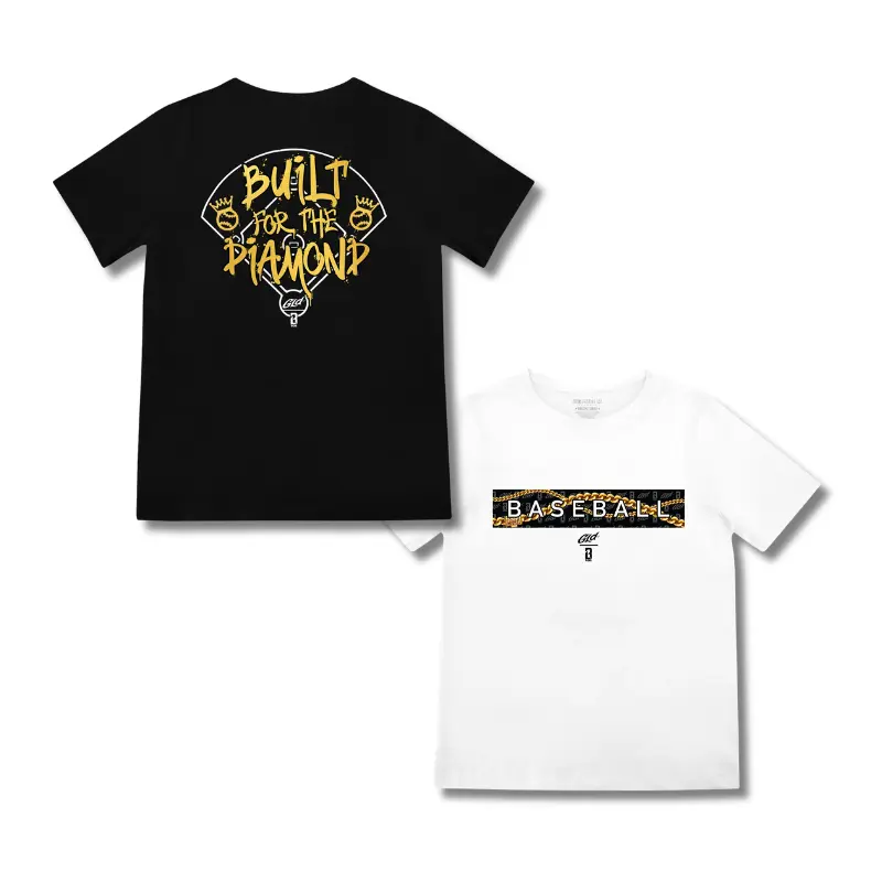Baseball Lifestye 101 Built For The Diamond Youth Tee For Youth and Aldult Size