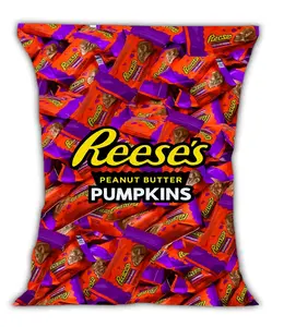 Reese's Milk Chocolate & Peanut Butter Pumpkins - 2lb Bulk Bag - Classic Delicious Taste - Share with Friends & Family - Packaging May Vary