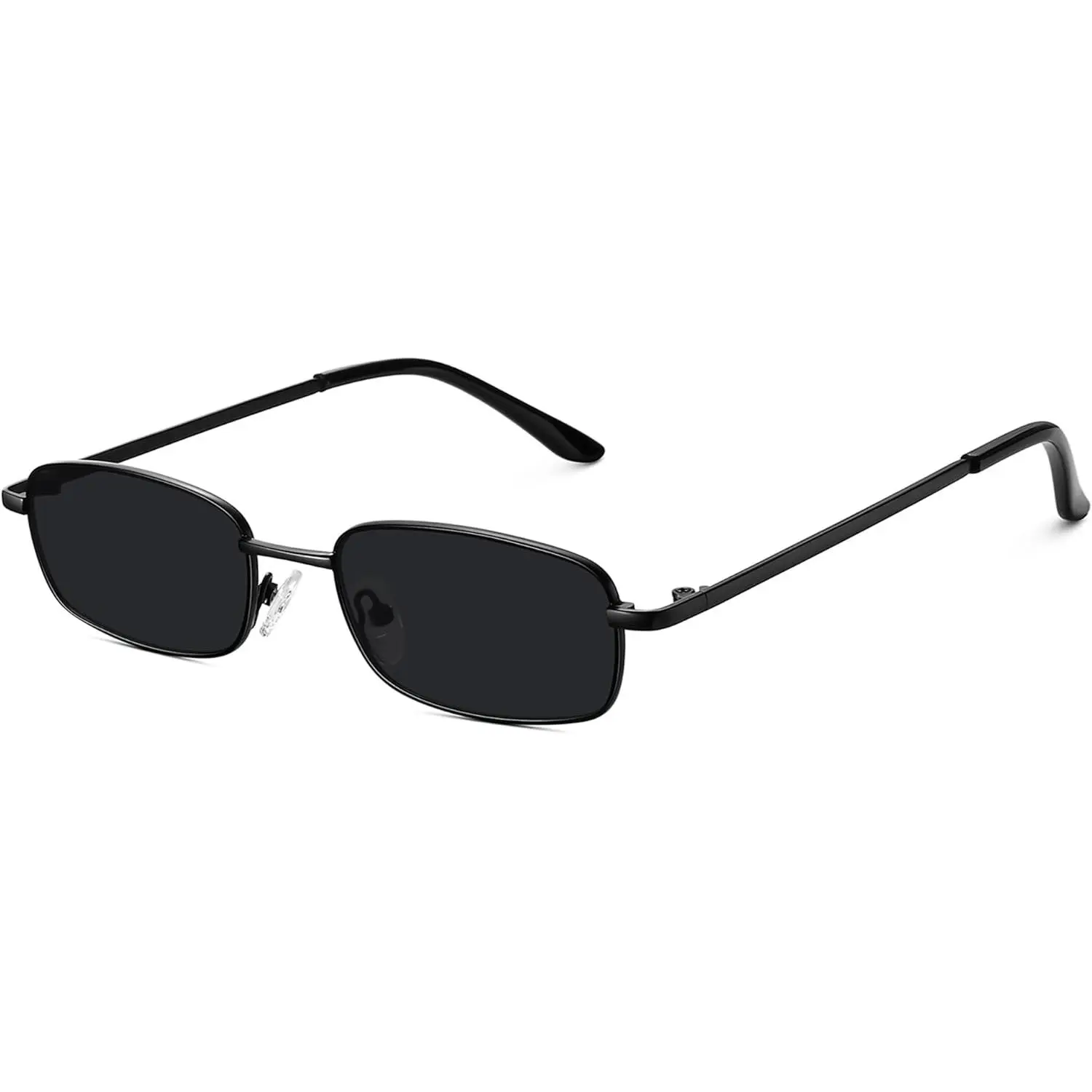 FOZONO Women's 90s Retro Rectangle Sunglasses, Small PC Frames with UV400 Protection, Casual Fashion Eyewear, Trendy Vintage Sunglasses, Uv Blocking Sunglasses