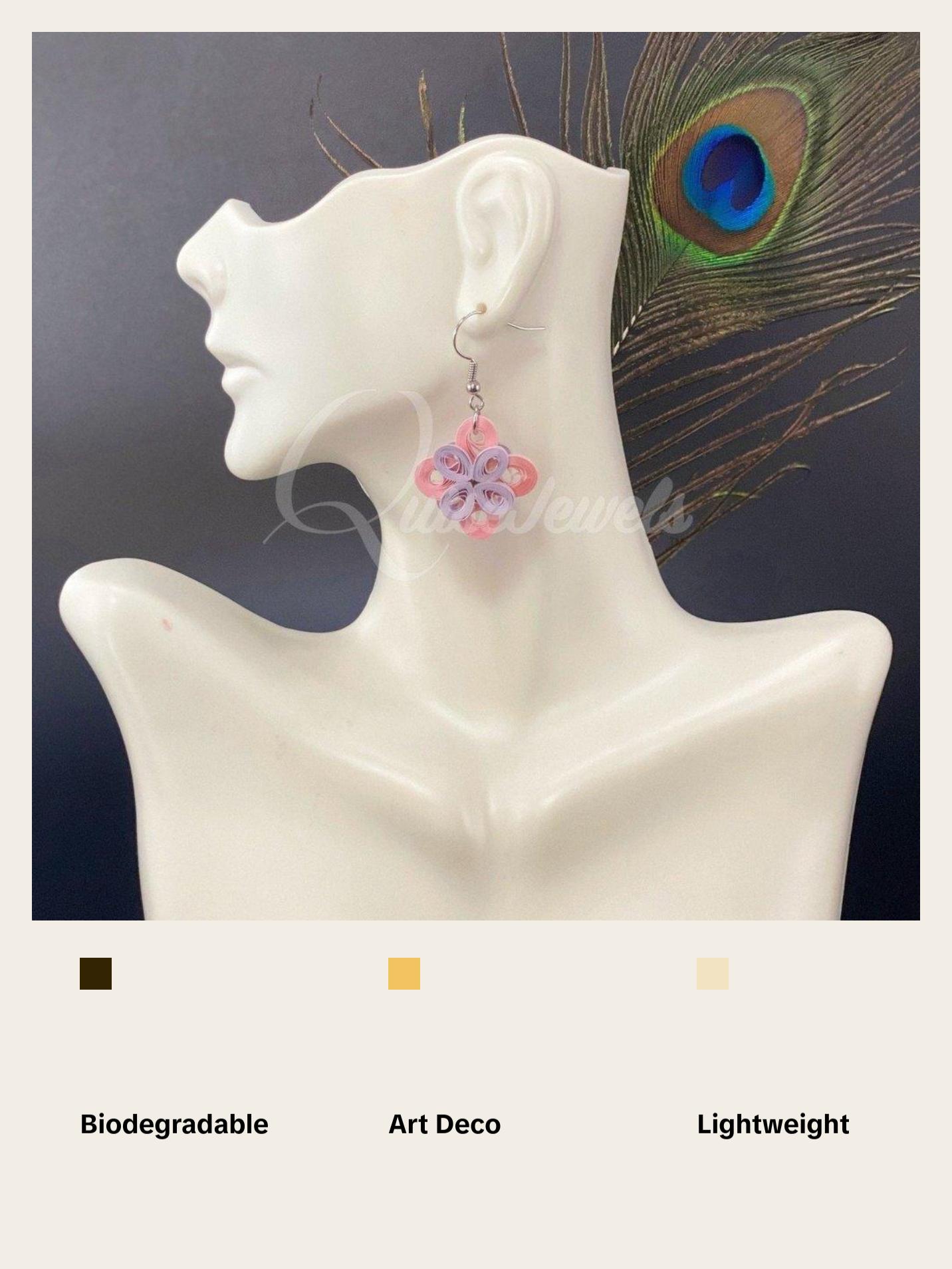 Cute multiple color small Flower Earrings
