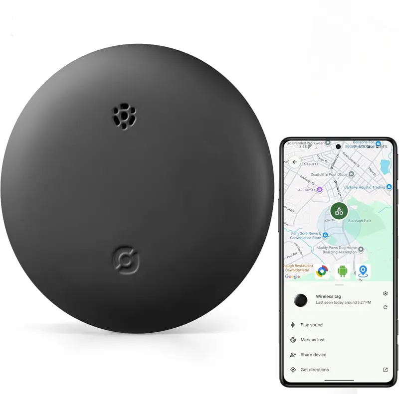 GPS Tracker for Car,Mini Trackers Device with Weatherproof Magnetic Case- No Monthly Fee - Best Hidden GPS Tracker - Global Coverage Locator, Anti-lost Device,Works with Apple Find Me (iOS only)