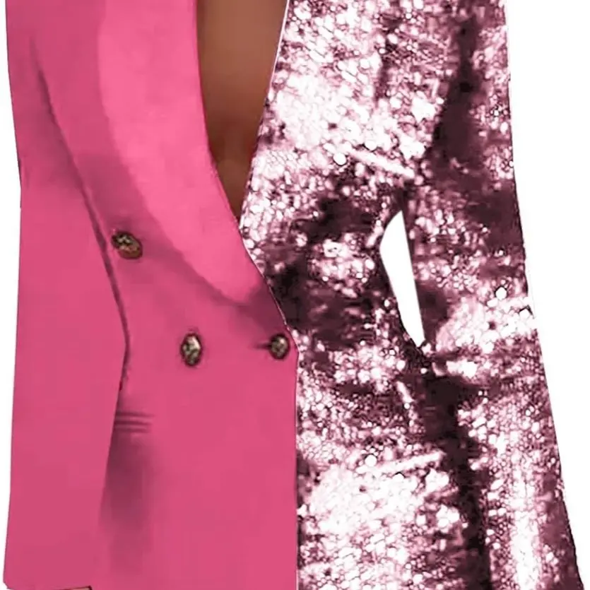 lilac gold button blazer dress Unique21 Blazer Dress, Luxe Stain Breasted Purple Blazer Dress 6