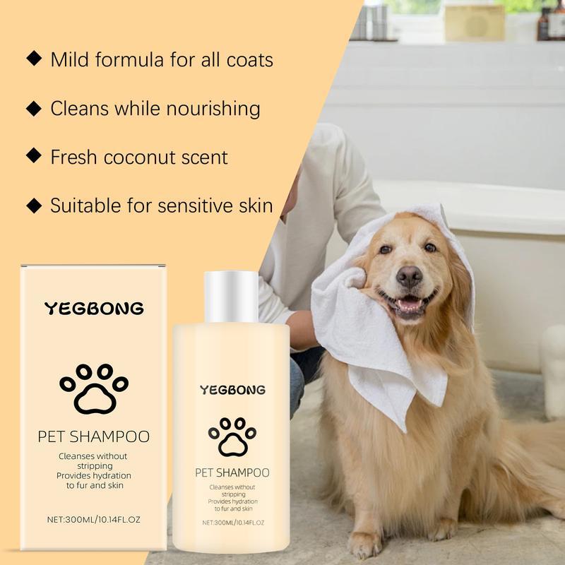 Pet Shampoo (300g) Is A Gentle And Cleansing Shampoo That Makes The Fur Of Pet Cats And Dogs Smooth And Free Of Tangleslitter pellets, spray, litter tray, litter box, removal