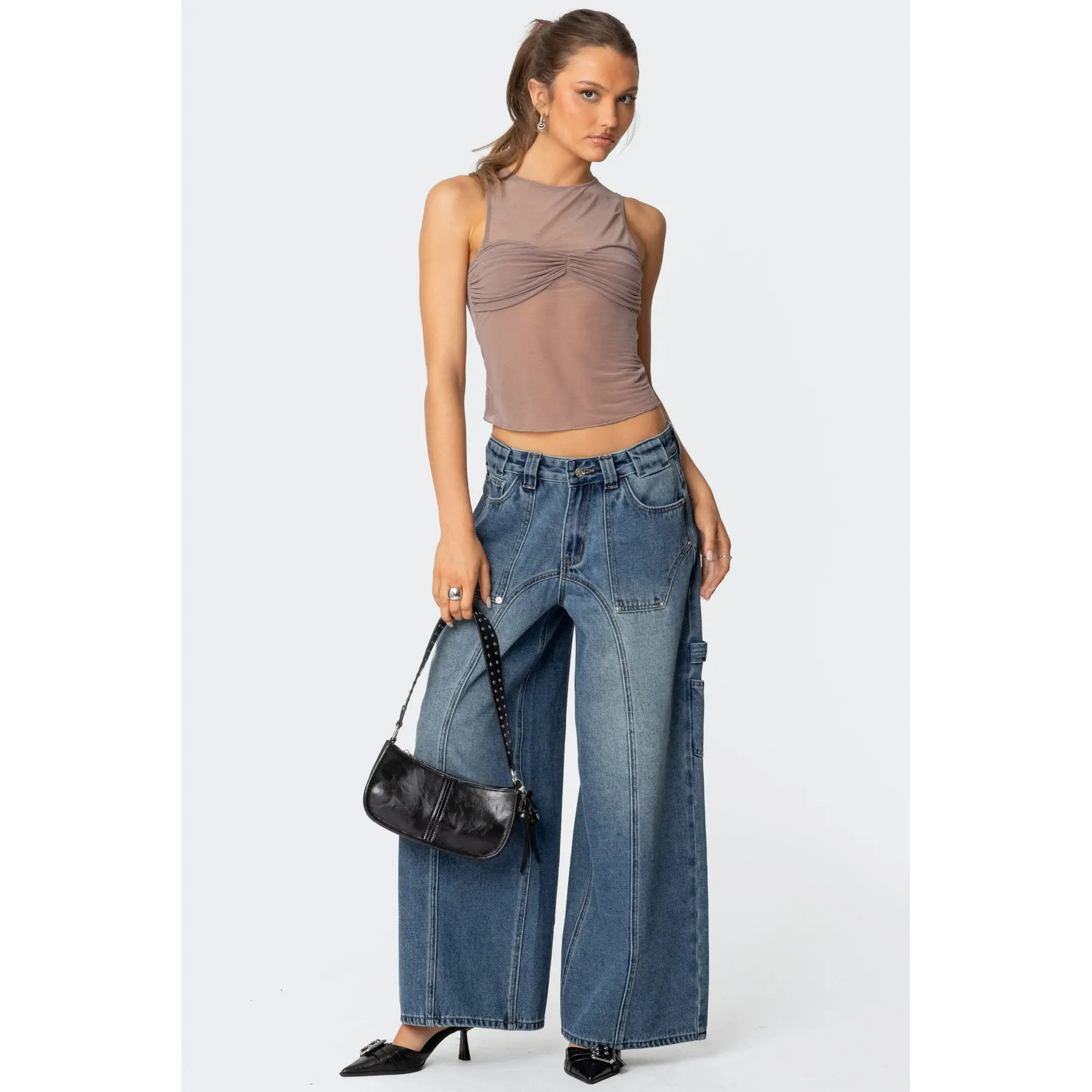 Tal Low Rise Baggy Carpenter Jeans