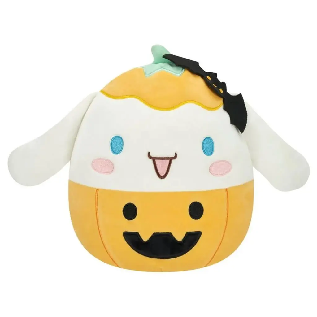Squishmallows 8" Sanrio Halloween Cinnamoroll Pumpkin Plush Toy, Stuffed Animals, New Collectible Plushie
