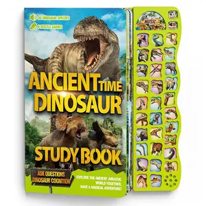 Dinosaur Toys for Kids 3-7, Dinosaur Book with 30 Species Names & Realistic Sounds InteractiveToys for Boys Girls Kids Educational Learning Toys Gifts