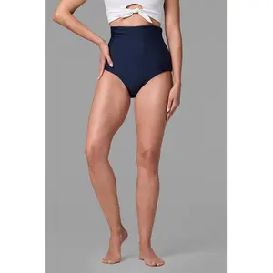 Women's Golden Isles Ultra High Rise Swim Bottom | Navy