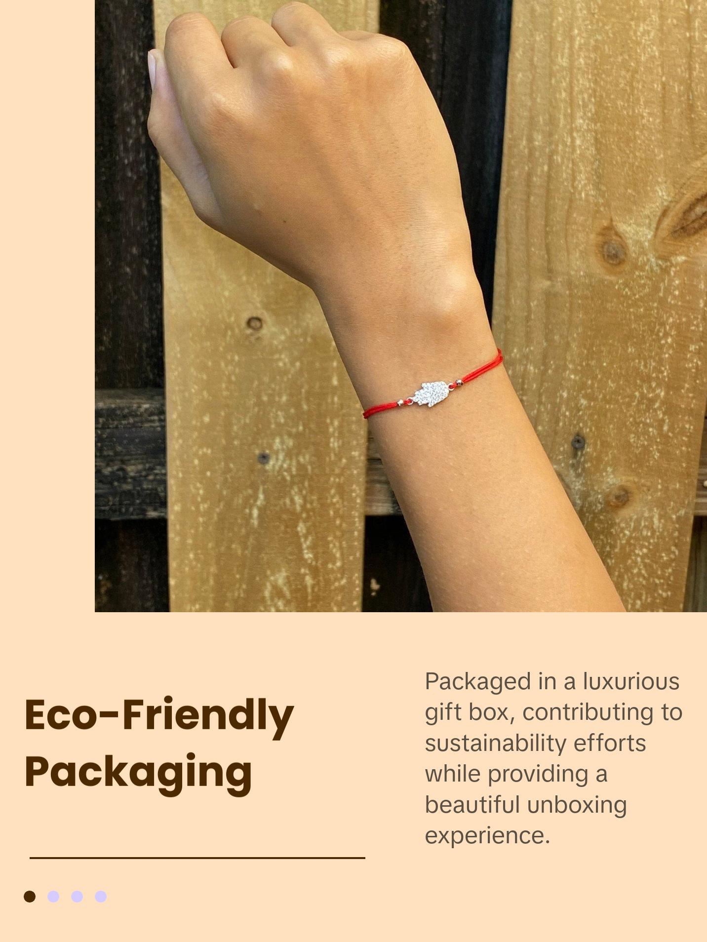 Sterling Silver Hamsa Bracelet