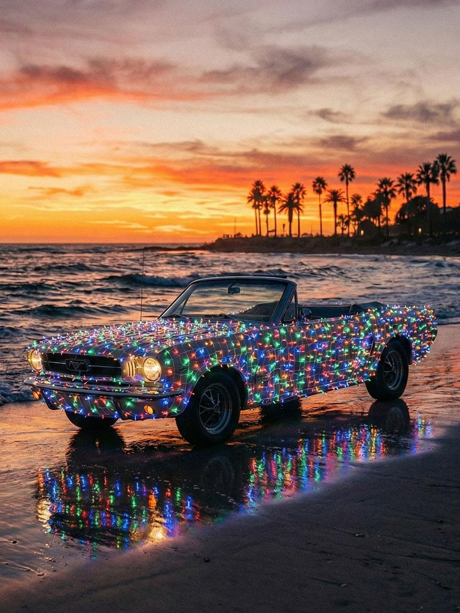 132FT/66FT LED Car Light String Multi-Color USB Plug Cool Light Source, Waterproof, Low Heat Ideal for Vehicle Decorations, Automotive Ambient Lighting, Christmas Car Lights 132FT/66FT LED Car Light String Multi-Color USB Plug Cool Light Source, Waterproof, Low Heat Ideal for Vehicle Decorations, Automotive Ambient Lighting, Christmas Car Lights