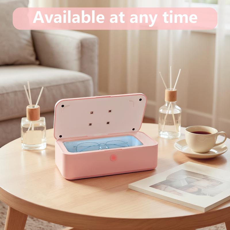 Ultrasonic Jewelry Cleaner with Phone Wireless Charger Base Stocking Stuffers for Women Men: 48KHz Ultra Sonic Cleaner for Jewelry, Eyeglass, Rings, Watch Band, Dentures, with Dual Cleaning Modes,Christmas Gift for Wife, Mom, Daughter White Elephant Gifts Ultrasonic Jewelry Cleaner with Phone Wireless Charger Base Stocking Stuffers for Women Men: 48KHz Ultra Sonic Cleaner for Jewelry, Eyeglass, Rings, Watch Band, Dentures, with Dual Cleaning Modes,Christmas Gift for Wife, Mom, Daughter White Elephant Gifts