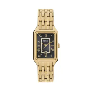 Fossil Women's Raquel Three-Hand Date Gold-Tone Stainless Steel Watch