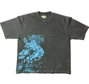 Dio Brando JoJo's Bizarre Adventure Vintage Oversized Washed Cotton T-shirt, Unisex Menswear Top