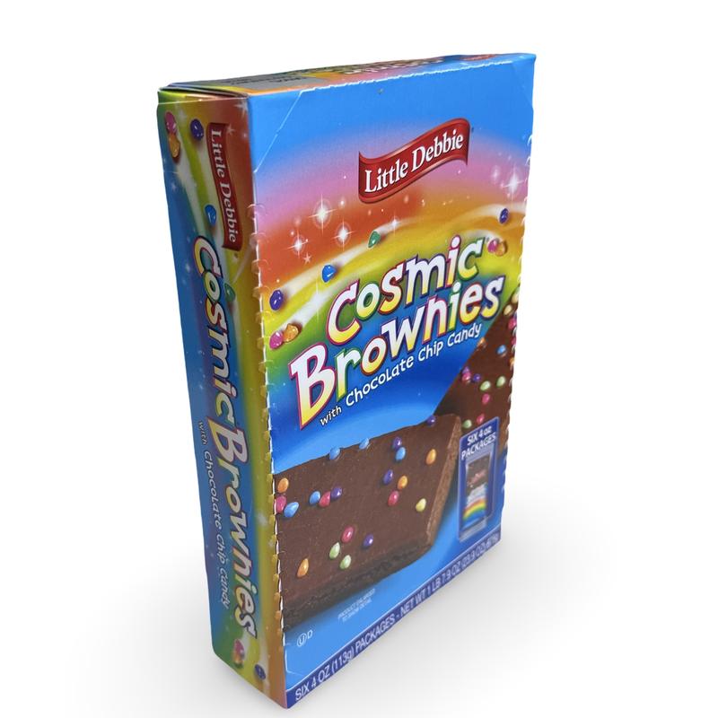 Little Debbie Extra-Large Sized Cosmic Brownies, 4 oz., 6 Count | 3 Pack (Total 18 Brownies)