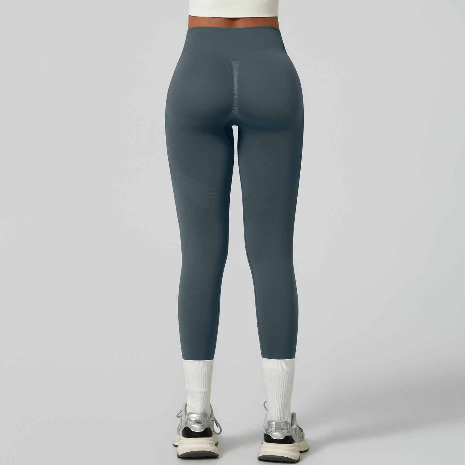 TIMEOFF Women's High-Waist Compression Leggings - Hip Lift, Tummy Control, Stretchy Fabric Fitted Activewear for Yoga, Workouts, Yoga Activewear