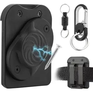 Joytutus Magnetic Tool Holder Metal Belt Clip Holster for Screws Nails Powerful Clip-In Belt Magnet Holder with Strong Grip and Easy Attachment