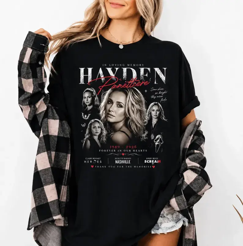 Thank You For The Memories Hayden Panettiere 1989 2026 T-Shirt