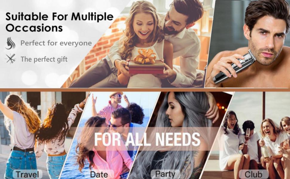 EVE 3 Way Trifold Haircut Mirror 360 Degree Mirror with Adjustable Height for Hair Cutting, Shaving, Dyeing, Styling & Makeup, Lightweight & Portable