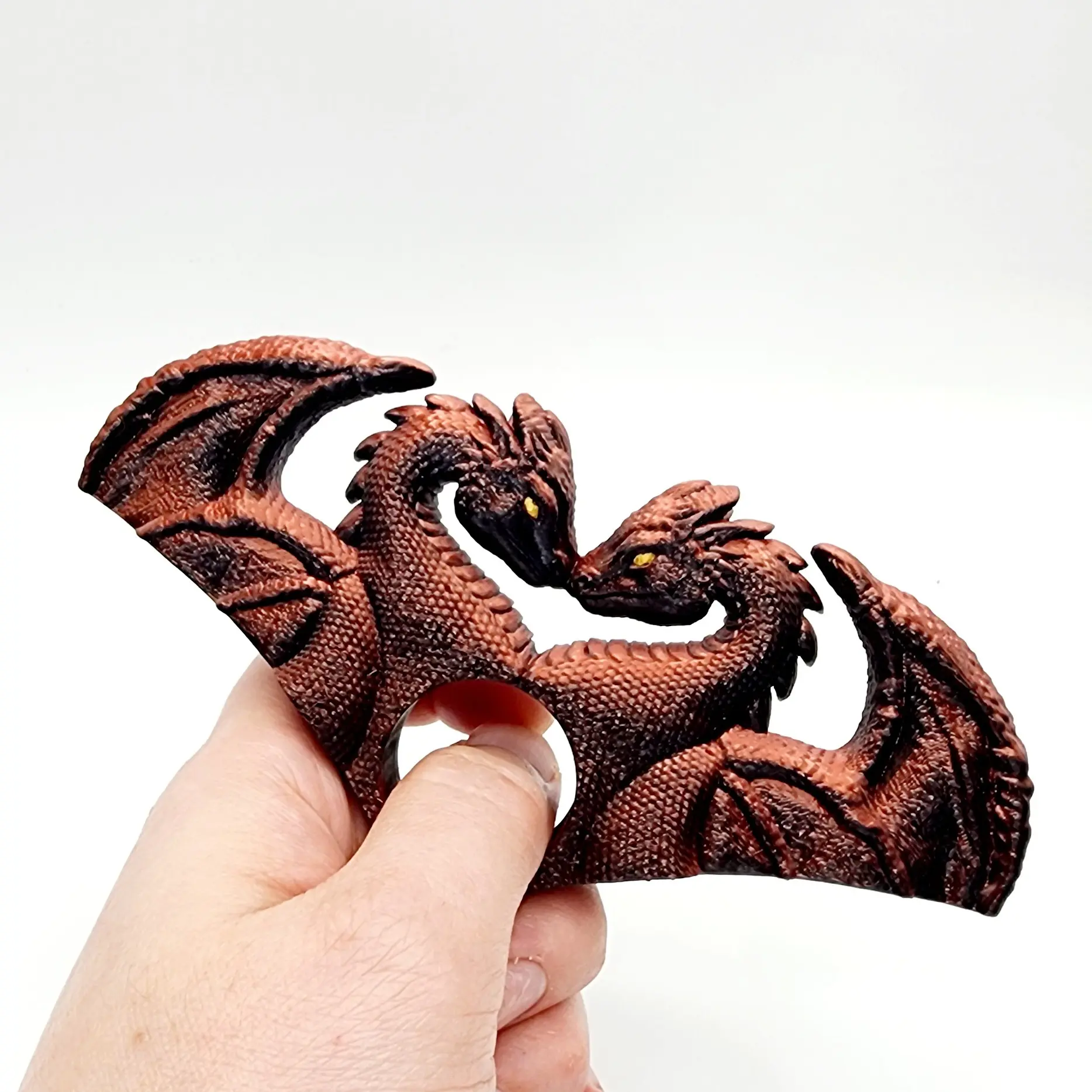 Dragon Lover Book Page Holder - Twin Dragons Design Book Accessories, Bookmarks, Reading Gift, Desk Decor for Open Stories, Bookmarks For Books