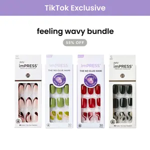[TikTok Exclusive] imPRESS Press-On Nails Bundle - Feeling Wavy