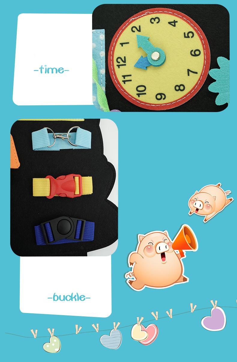 Animals Felt Board Set  Felt Board  Interactive Play Kit Wall Hanging Gift Birthday gift Travel Friendly
